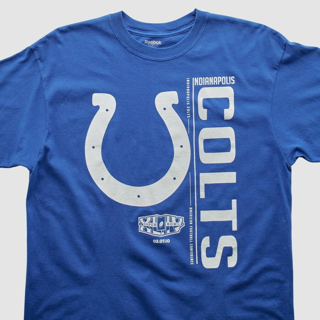 Fanatics Indianapolis Colts Reebok 2010 T-shirt Blue Vintage
