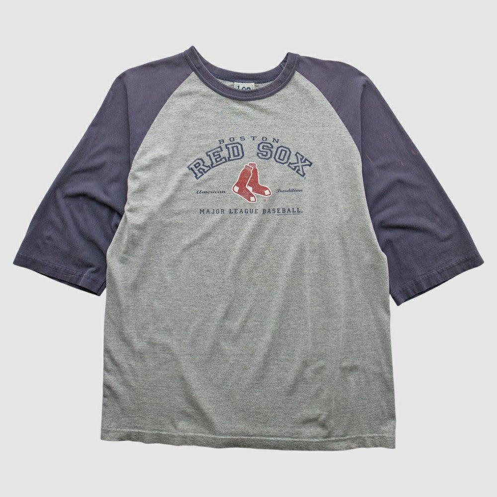 Boston Red Sox Lee Apparel 2000s T-shirt - Heather Gray - Vintage - Fanatics Discount