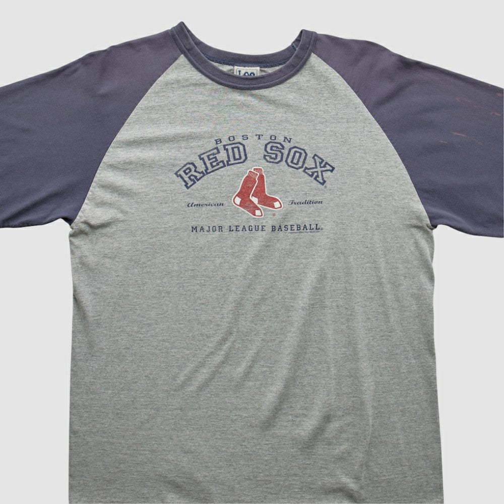 Boston Red Sox Lee Apparel 2000s T-shirt - Heather Gray - Vintage - Fanatics Discount