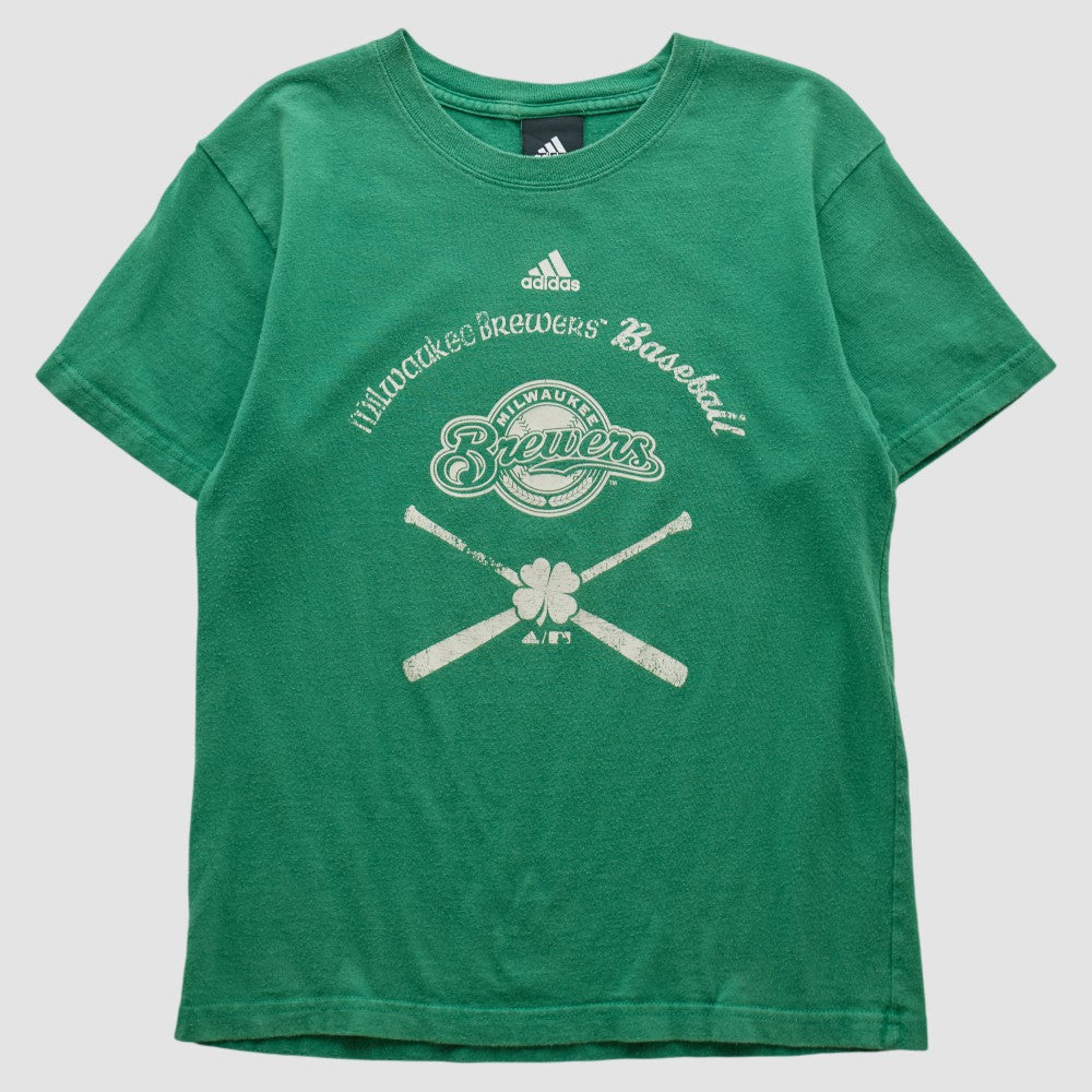 Milwaukee Brewers Adidas 2000s T-shirt - Green - XXVintage - Fanatics on Sale