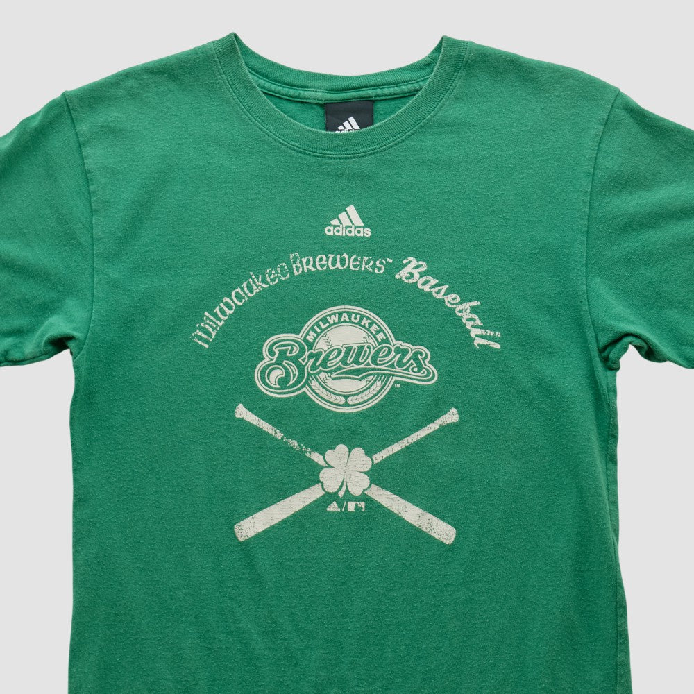 Milwaukee Brewers Adidas 2000s T-shirt - Green - XXVintage - Fanatics on Sale