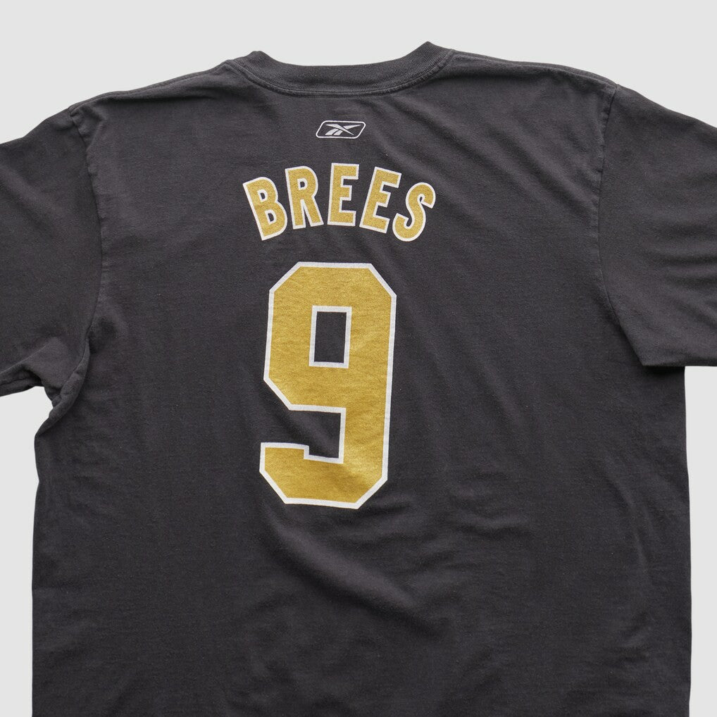 Fanatics New Orleans Saints Reebok 2000s T-shirt Black Vintage