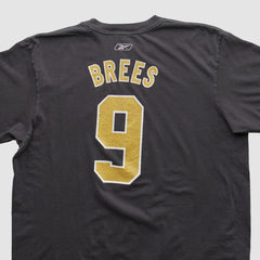 Fanatics New Orleans Saints Reebok 2000s T-shirt Black Vintage