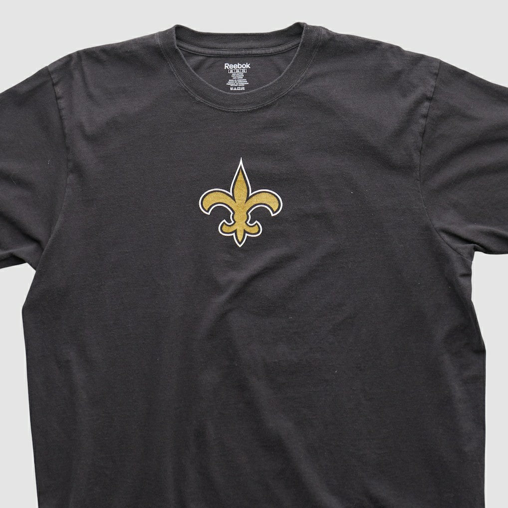 Fanatics New Orleans Saints Reebok 2000s T-shirt Black Vintage