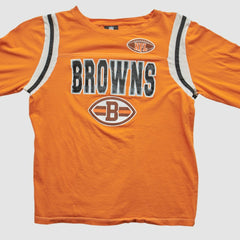 Fanatics Cleveland Browns NFL 2010s Long Sleeve T-shirt Orange Vintage
