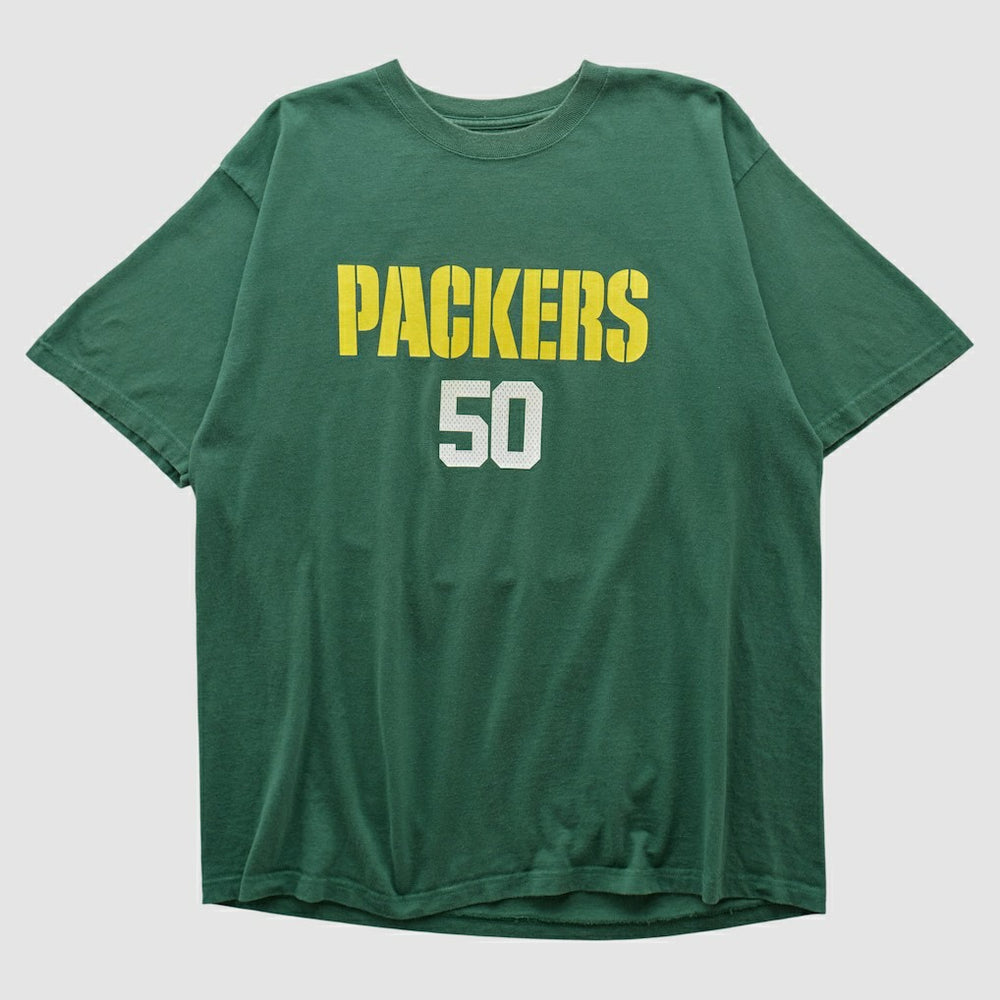 Fanatics Green Bay Packers Reebok 2000s T-shirt Green Vintage