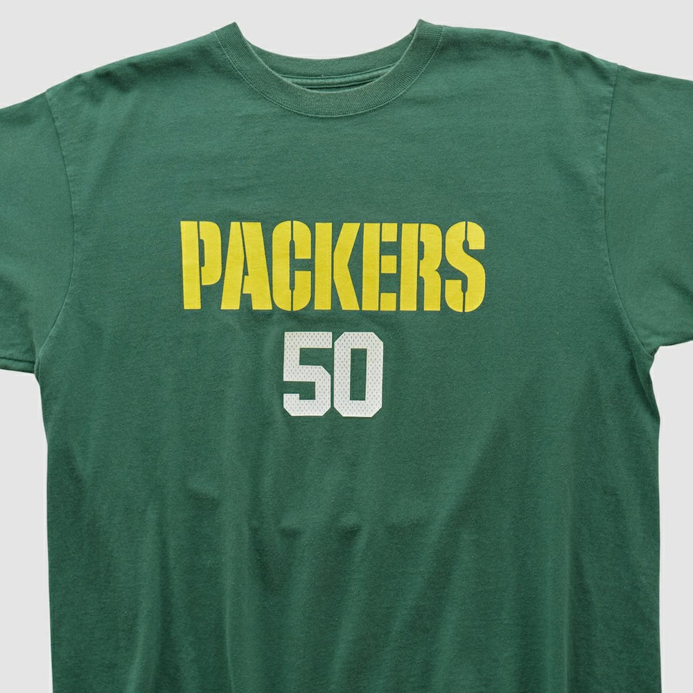 Fanatics Green Bay Packers Reebok 2000s T-shirt Green Vintage