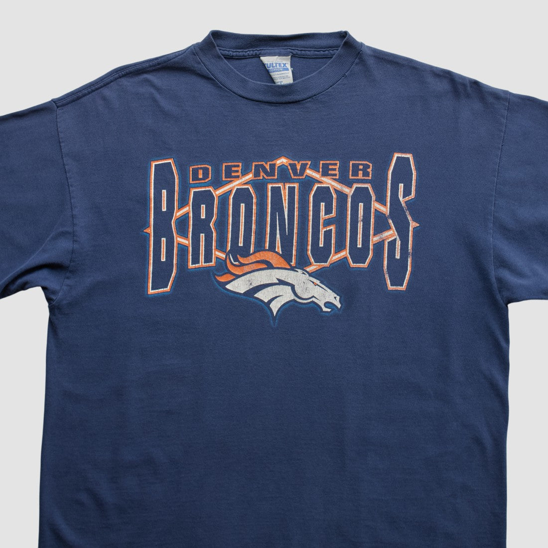 Fanatics Denver Broncos Tultex 90s T-shirt Navy Vintage