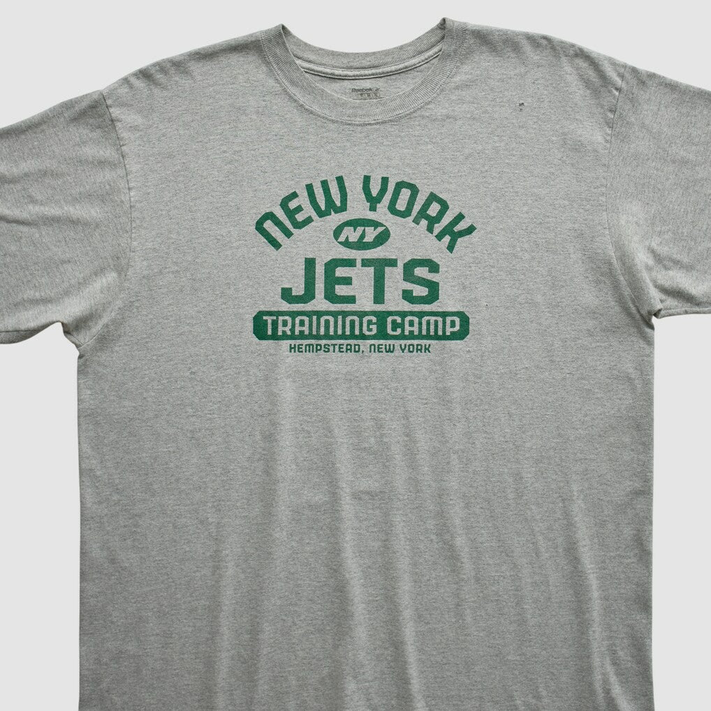 Fanatics New York Jets Reebok 2000s T-shirt Heather Gray Vintage