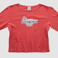 Boston Red Sox MLB 2004 Long Sleeve T-shirt - Red - Vintage - Fanatics Sale