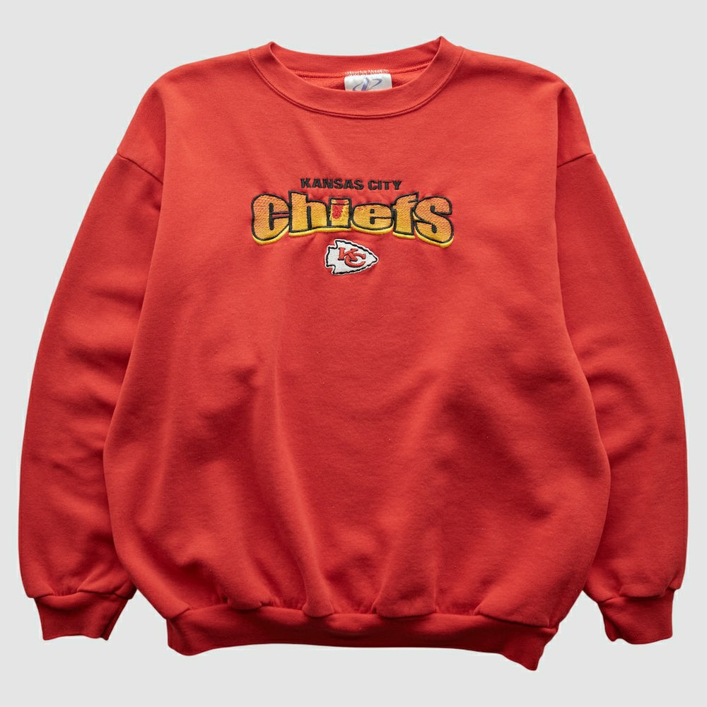 Fanatics Kansas City Chiefs Logo Athletic 90s Sweatshirt Red Vintage