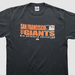 San Francisco Giants Majestic 2007 T-shirt - Black - Vintage - Fanatics Online