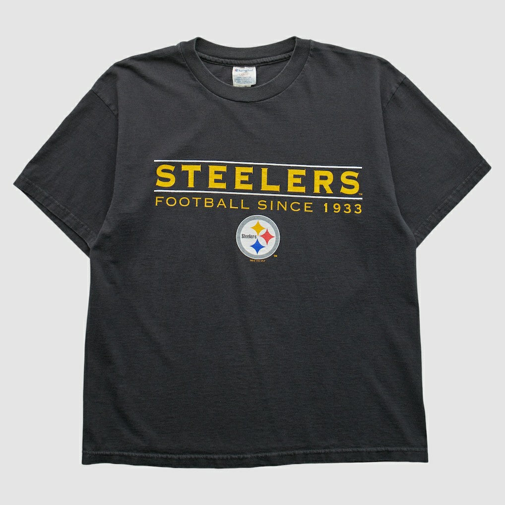 Fanatics Pittsburgh Steelers Champion 1996 T-shirt Black Vintage