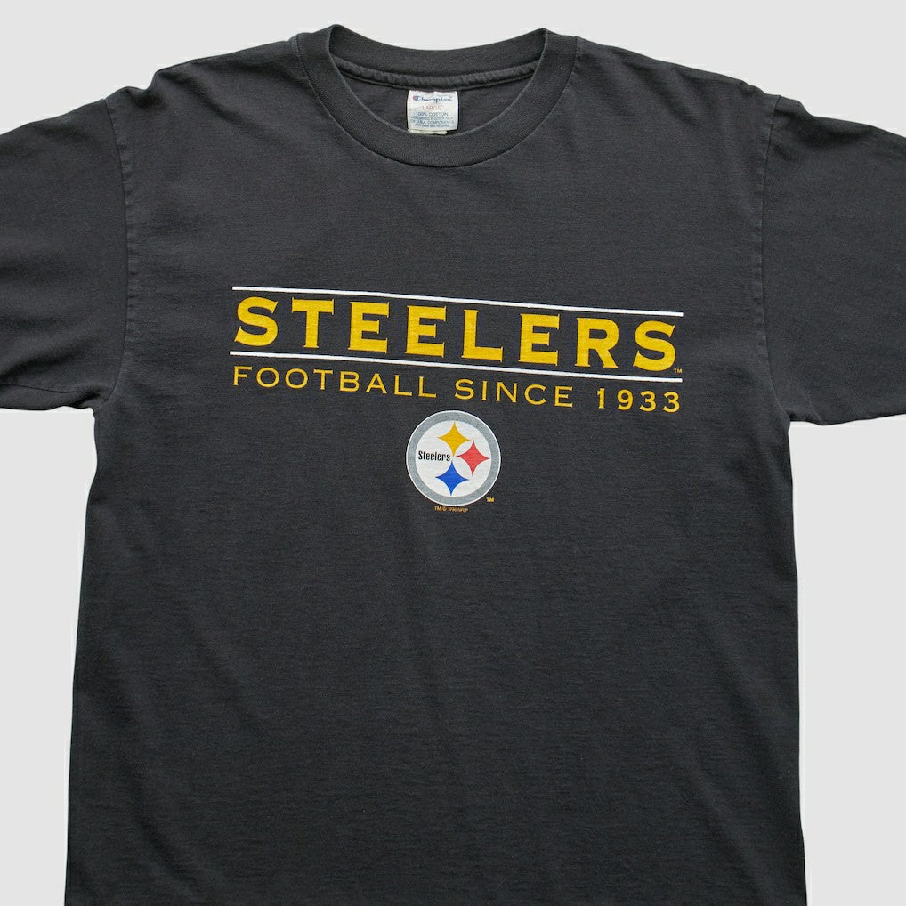 Fanatics Pittsburgh Steelers Champion 1996 T-shirt Black Vintage