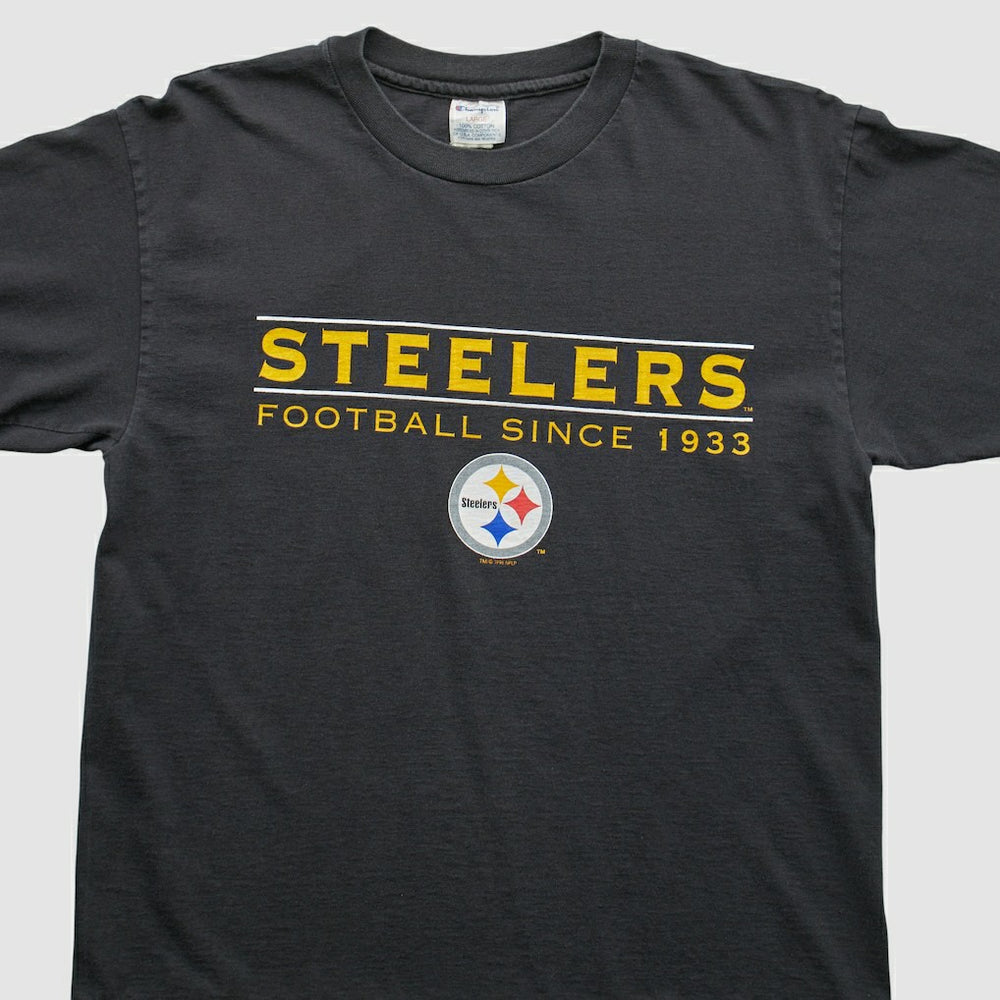 Fanatics Pittsburgh Steelers Champion 1996 T-shirt Black Vintage