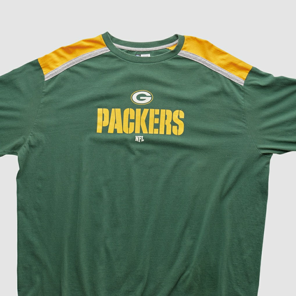 Fanatics Green Bay Packers NFL 2000s Long Sleeve T-shirt Green Vintage