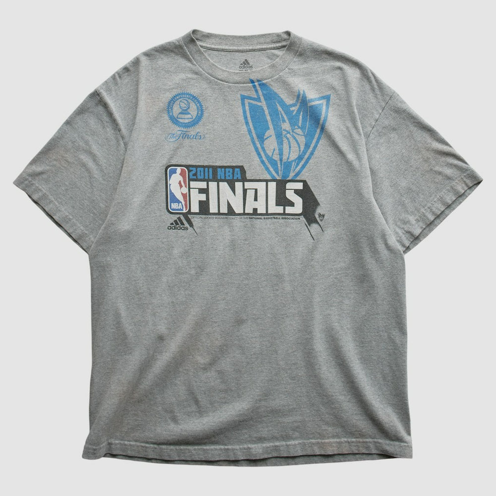 Dallas Mavericks 2011 T-shirt for sale Heather Gray Vintage | Adidas Near Me