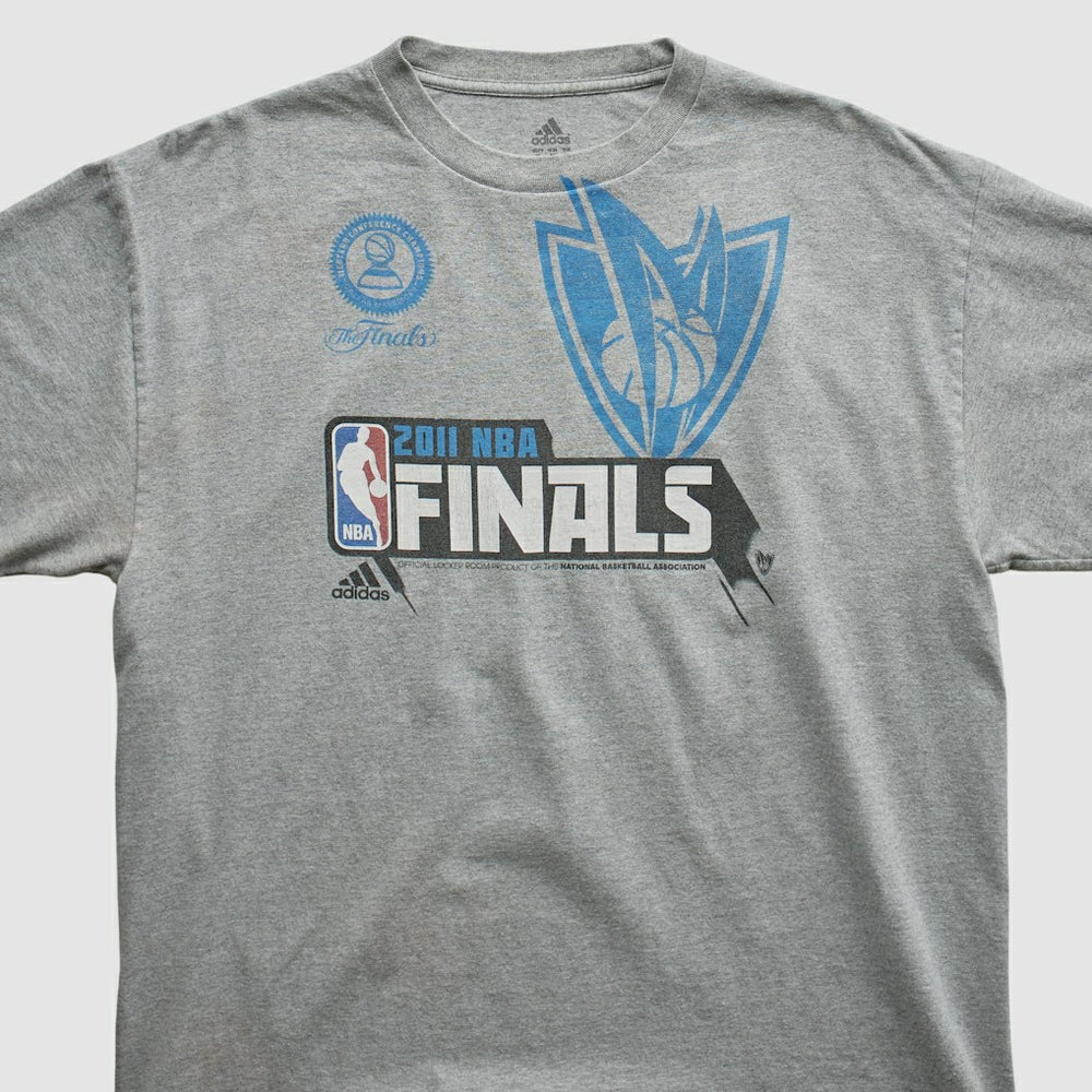 Dallas Mavericks 2011 T-shirt for sale Heather Gray Vintage | Adidas Near Me