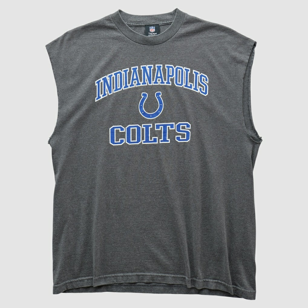 Fanatics Indianapolis Colts Team Edition Apparel 2010s Tank Dark Heather Gray Vintage