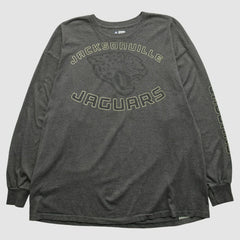 Fanatics Jacksonville Jaguars NFL 2000s Long Sleeve T-shirt Dark Heather Gray Vintage