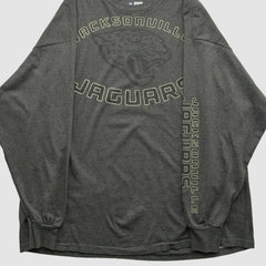 Fanatics Jacksonville Jaguars NFL 2000s Long Sleeve T-shirt Dark Heather Gray Vintage