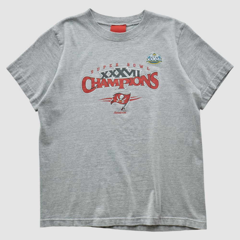 Fanatics Tampa Bay Buccaneers Reebok 2003 T-shirt Heather Gray Vintage