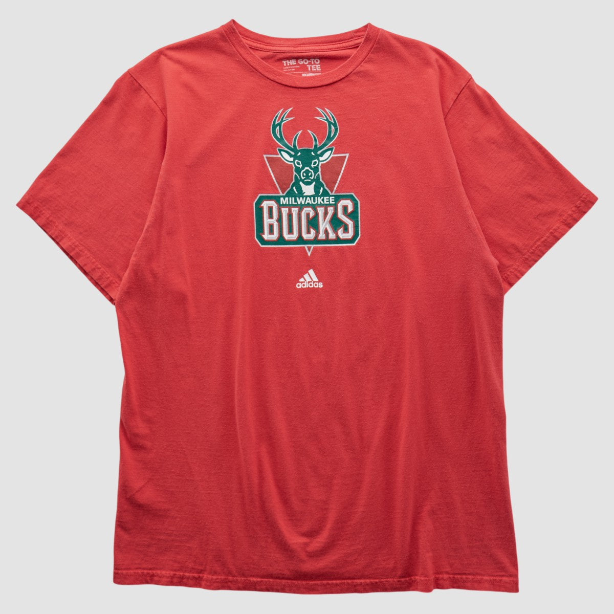 Milwaukee Bucks 2010s T-shirt Red Vintage | Adidas Near Me
