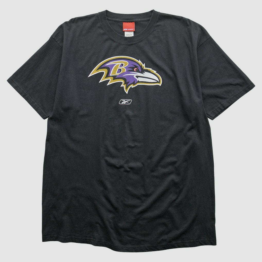 Fanatics Baltimore Ravens Reebok 2000s T-shirt Black Vintage