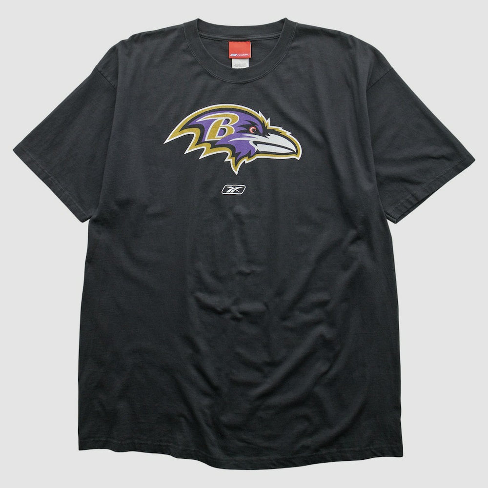 Fanatics Baltimore Ravens Reebok 2000s T-shirt Black Vintage