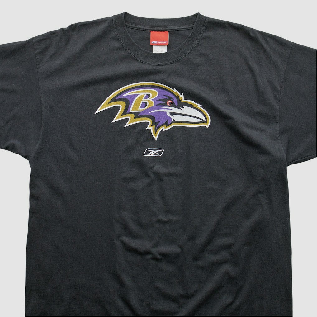 Fanatics Baltimore Ravens Reebok 2000s T-shirt Black Vintage