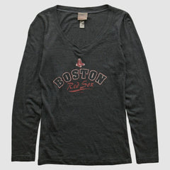 Boston Red Sox Genuine Merchandise 2010s Long Sleeve T-shirt - Charcoal - XXVintage - Fanatics on Sale