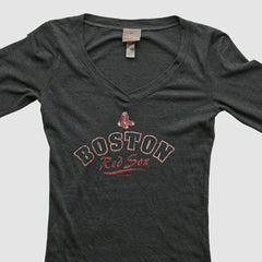 Boston Red Sox Genuine Merchandise 2010s Long Sleeve T-shirt - Charcoal - XXVintage - Fanatics on Sale