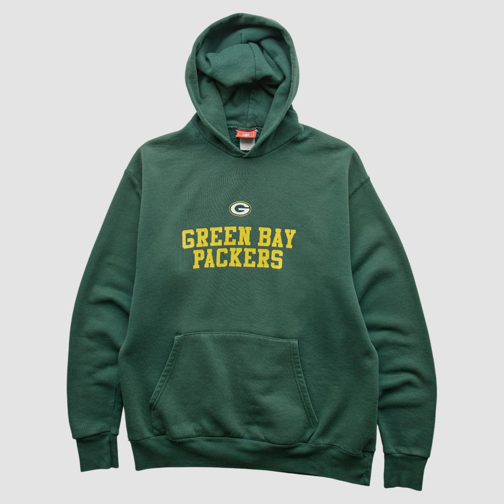Fanatics Green Bay Packers NFL 2000s Hooded Pullover Sweatshirt Green Vintage