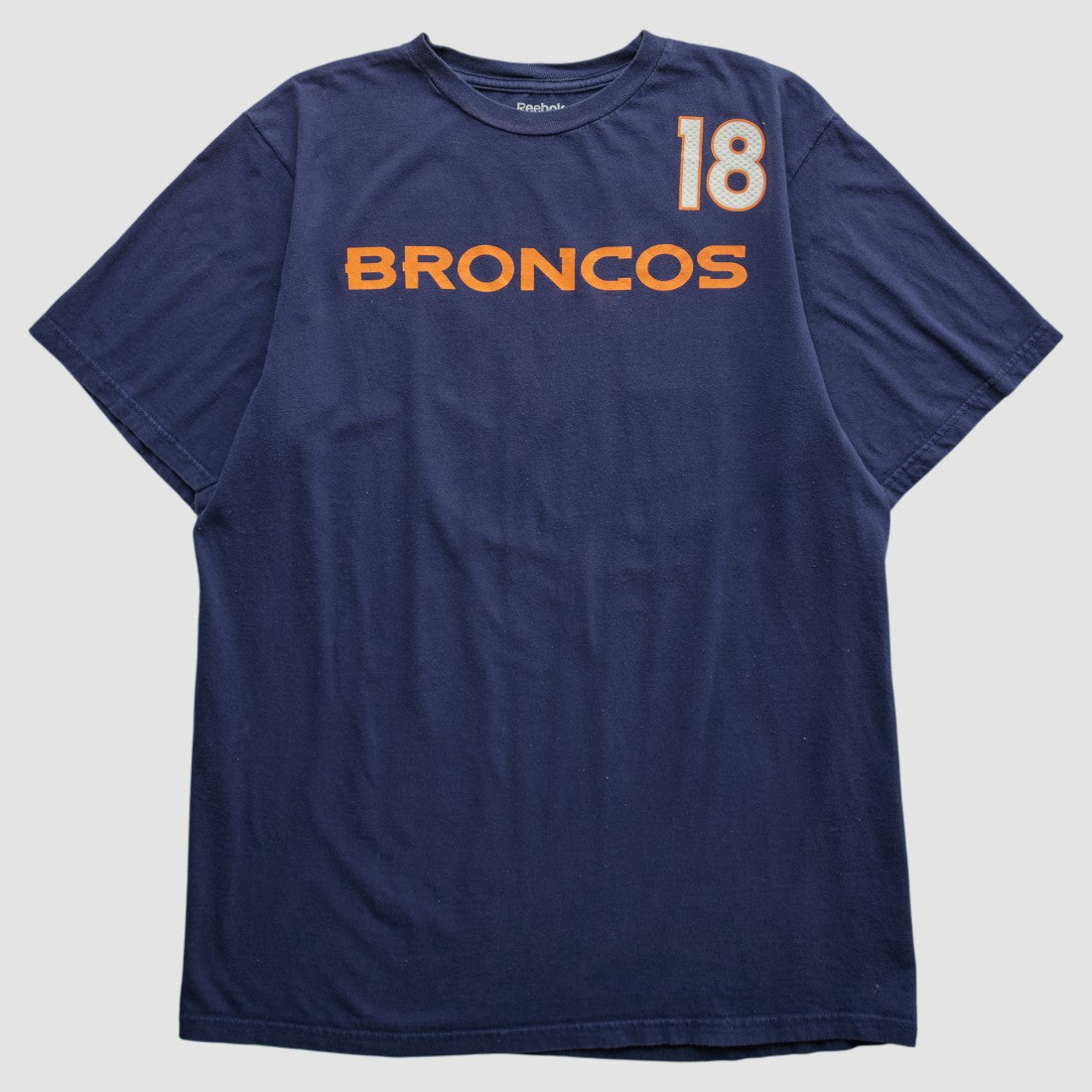Fanatics Denver Broncos Reebok 2000s T-shirt Navy Vintage