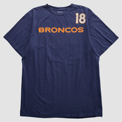 Fanatics Denver Broncos Reebok 2000s T-shirt Navy Vintage
