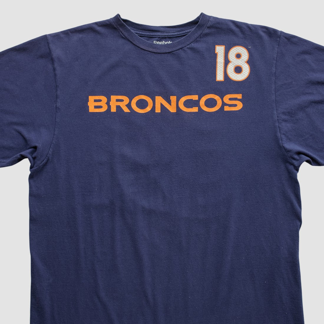 Fanatics Denver Broncos Reebok 2000s T-shirt Navy Vintage