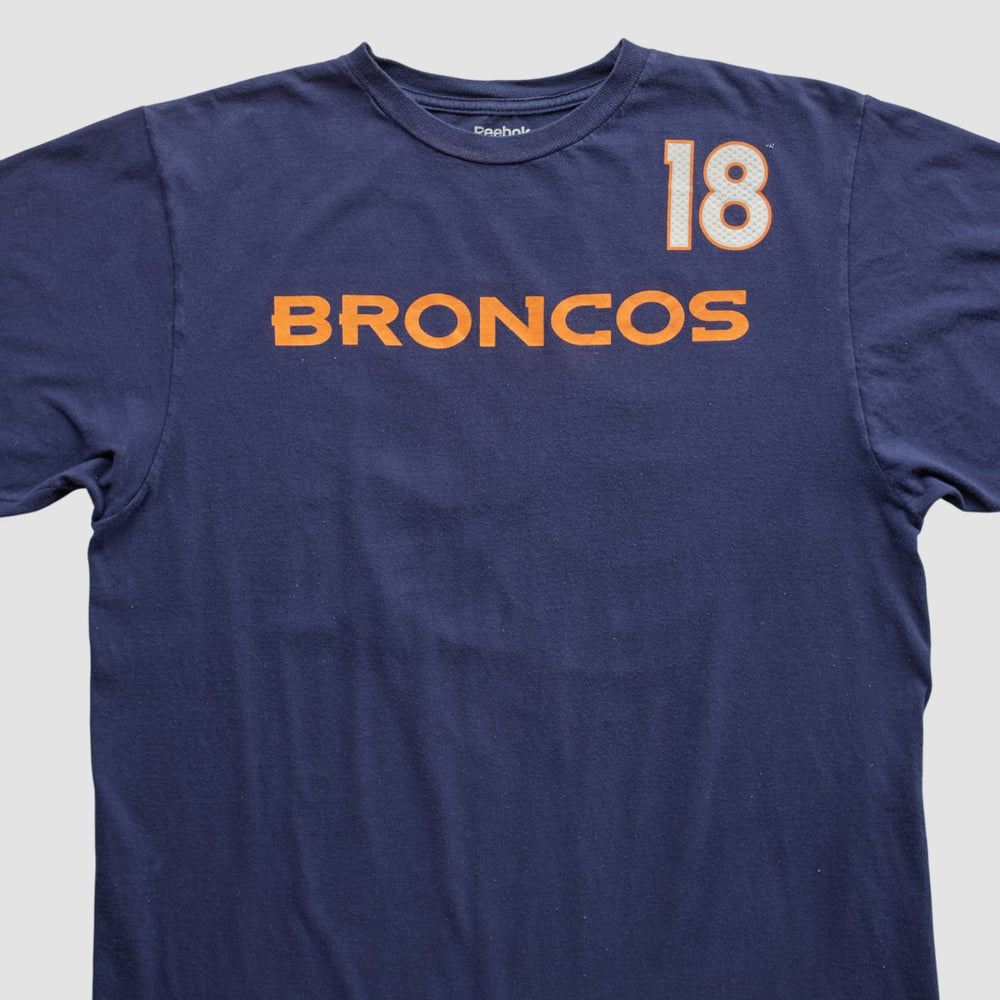 Fanatics Denver Broncos Reebok 2000s T-shirt Navy Vintage