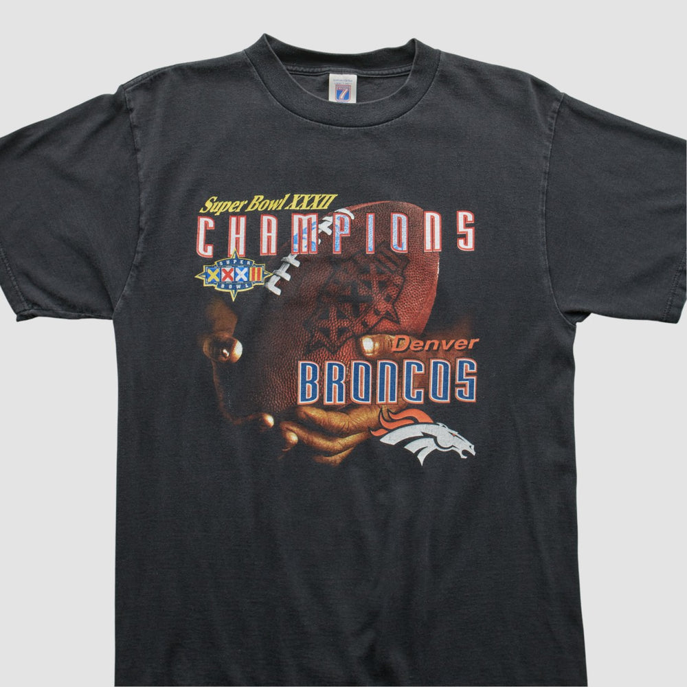 Fanatics Denver Broncos Logo Athletic 1998 T-shirt Black Vintage