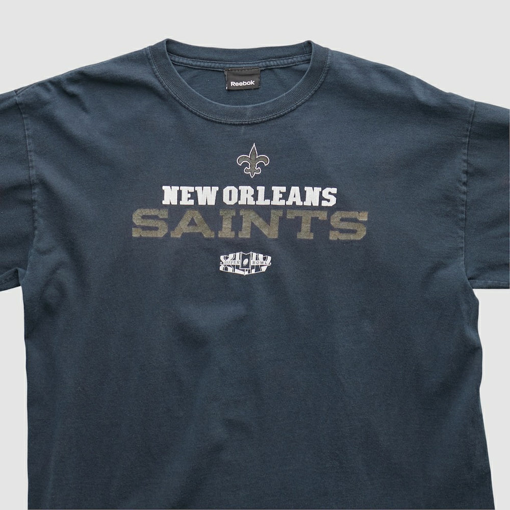 Fanatics New Orleans Saints Reebok 2010 Long Sleeve T-shirt Navy Vintage