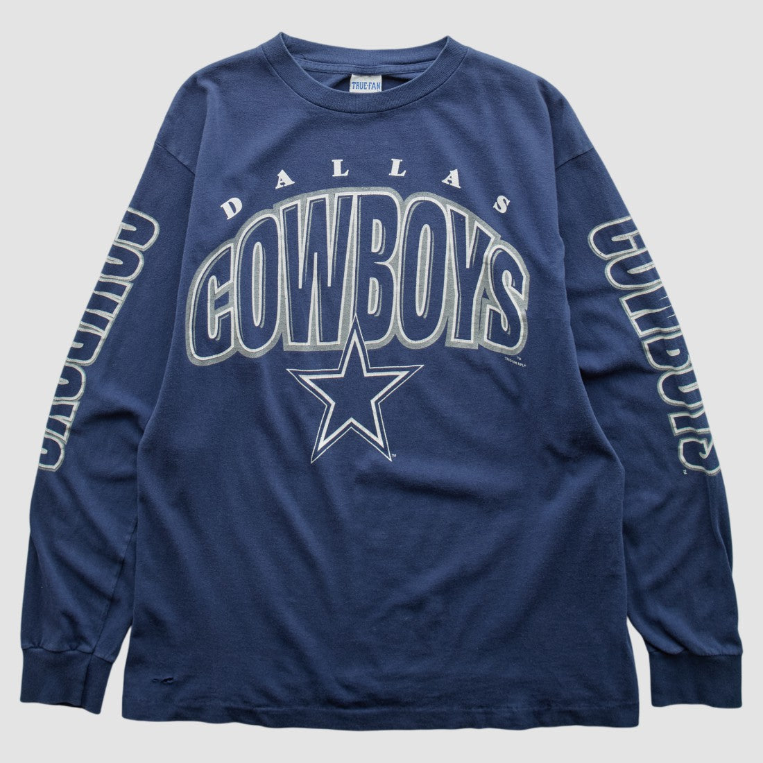 Fanatics Dallas Cowboys True Fan 90s Long Sleeve T-shirt Navy Vintage