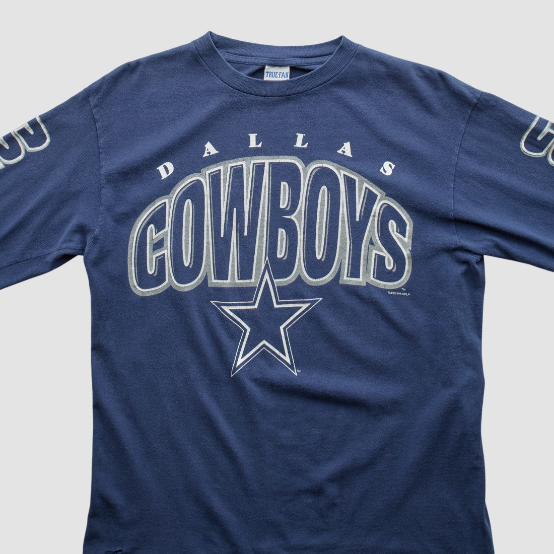 Fanatics Dallas Cowboys True Fan 90s Long Sleeve T-shirt Navy Vintage