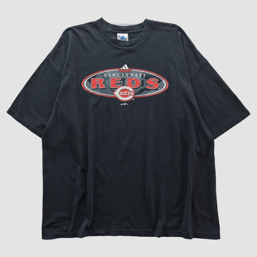 Cincinnati Reds Adidas 2000s T-shirt - Black - 3XVintage - Fanatics Online