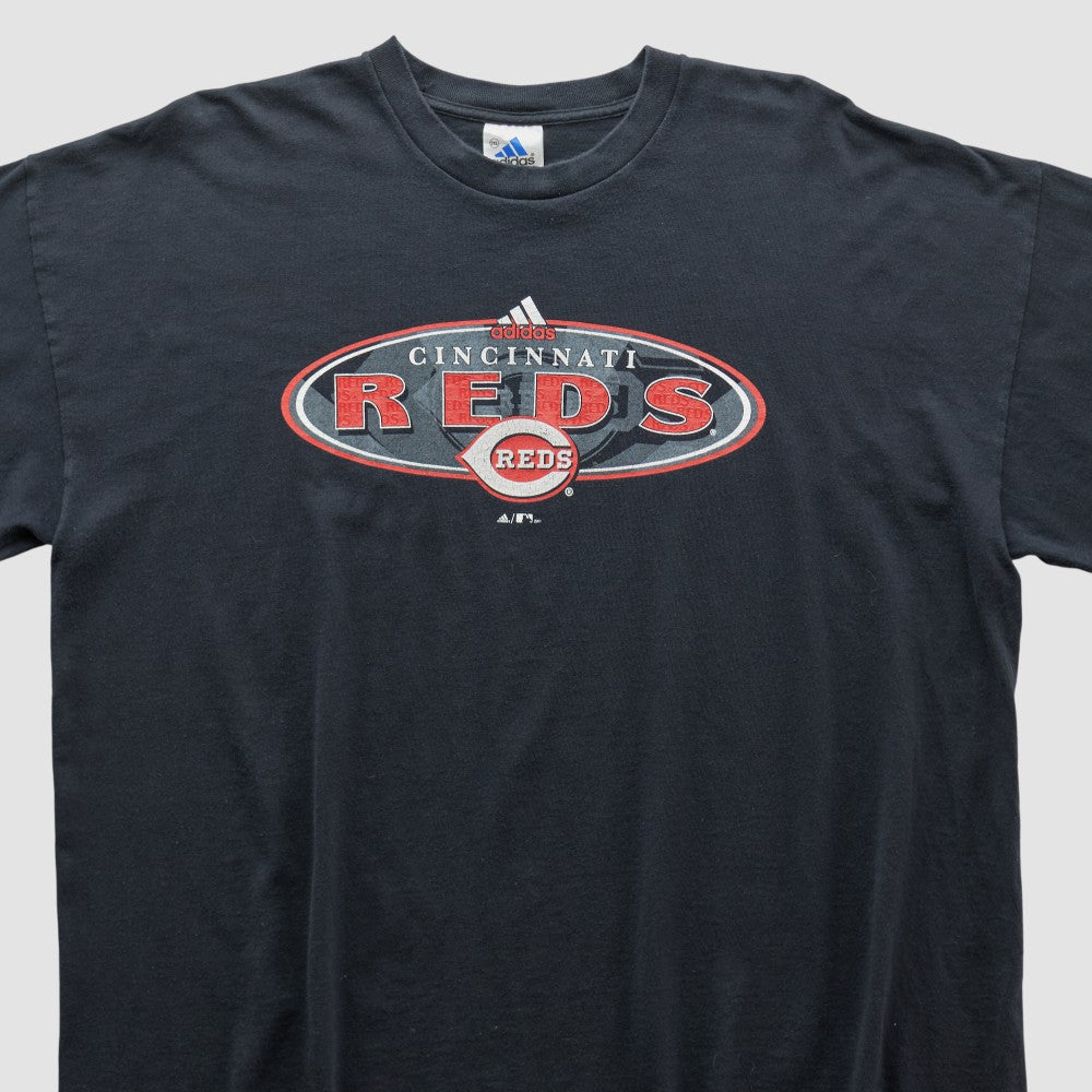 Cincinnati Reds Adidas 2000s T-shirt - Black - 3XVintage - Fanatics Online