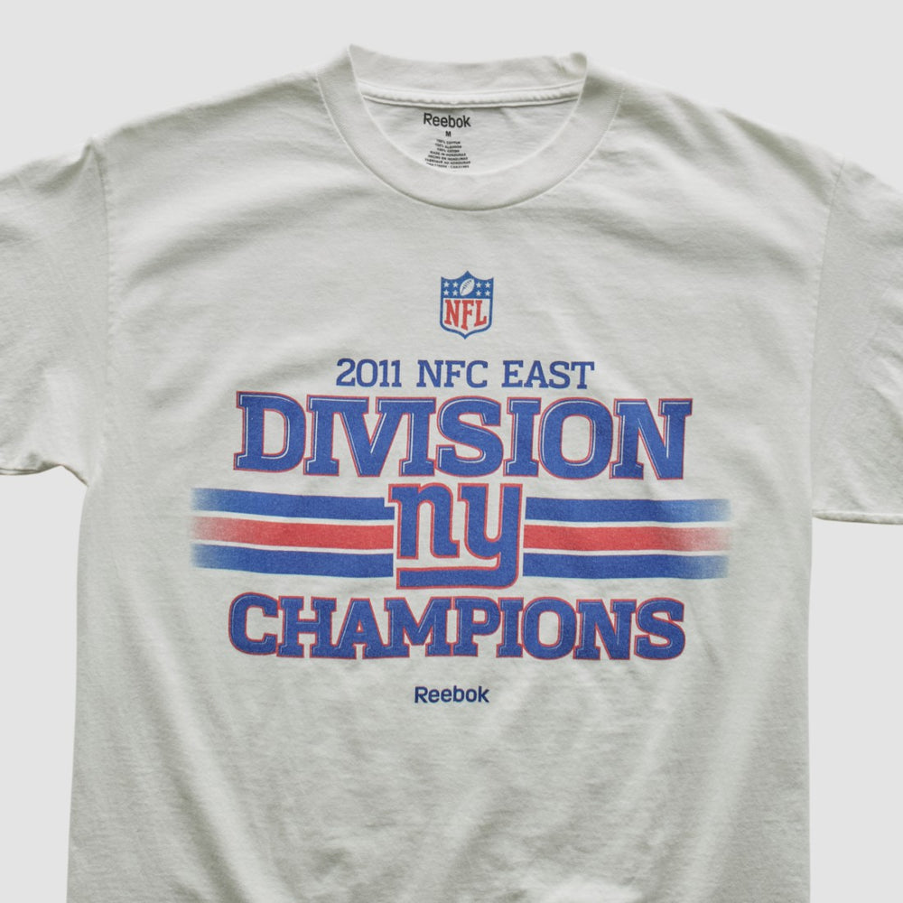 Fanatics New York Giants Reebok 2011 T-shirt White Vintage