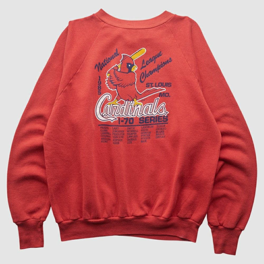 St. Louis Cardinals Healthknit 1985 Pullover Sweatshirt - Red - Vintage - Fanatics Lifestyle