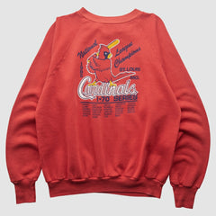 St. Louis Cardinals Healthknit 1985 Pullover Sweatshirt - Red - Vintage - Fanatics Lifestyle