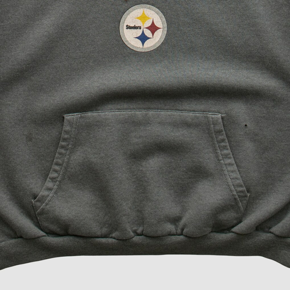 Fanatics Pittsburgh Steelers NFL 2000s Hooded Sweatshirt Black Vintage