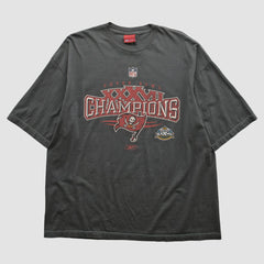 Fanatics Tampa Bay Buccaneers Reebok 2003 T-shirt Charcoal Vintage