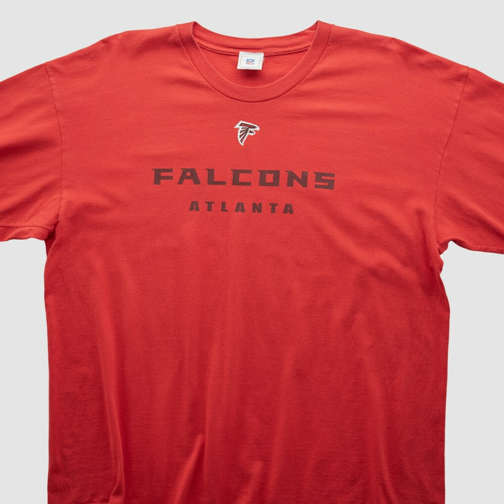 Fanatics Atlanta Falcons NFL 2000s Long Sleeve T-shirt Red Vintage