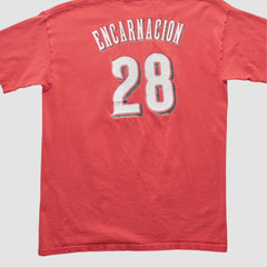 Cincinnati Reds Majestic 2000s T-shirt - Red - Vintage - Fanatics Discount